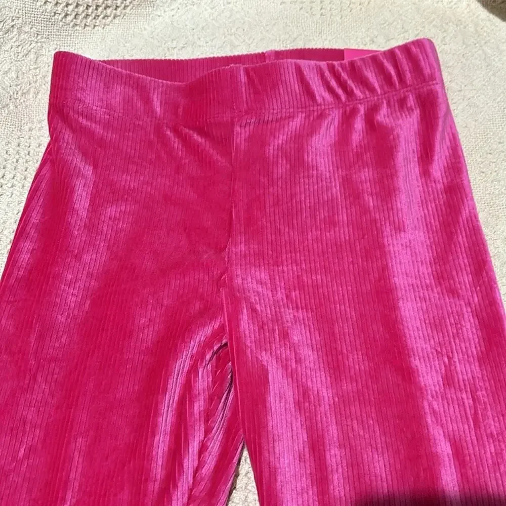 Issac Mizrahi 7/8 hot pink leggings elastic waist extremely soft bright NWT